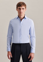 Chemise Business Slim Popeline Col Kent in Bleu Clair |  Seidensticker Onlineshop