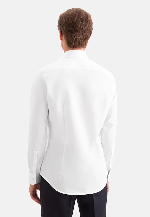 Slim Business Hemd Uni in Weiß |  Seidensticker Onlineshop