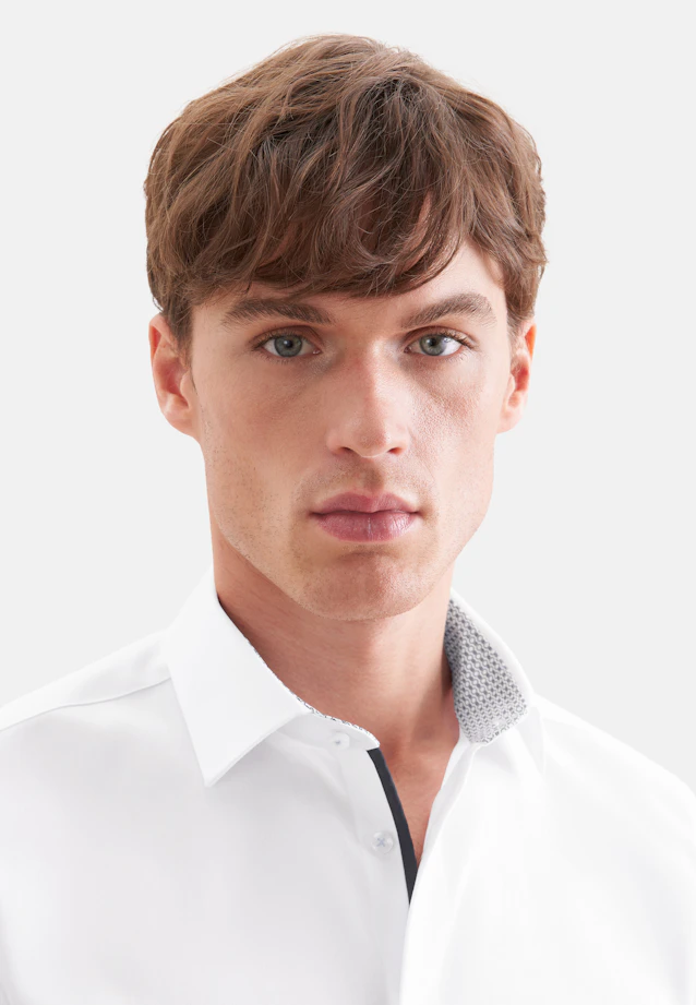 Slim Business Hemd Uni in Weiß |  Seidensticker Onlineshop