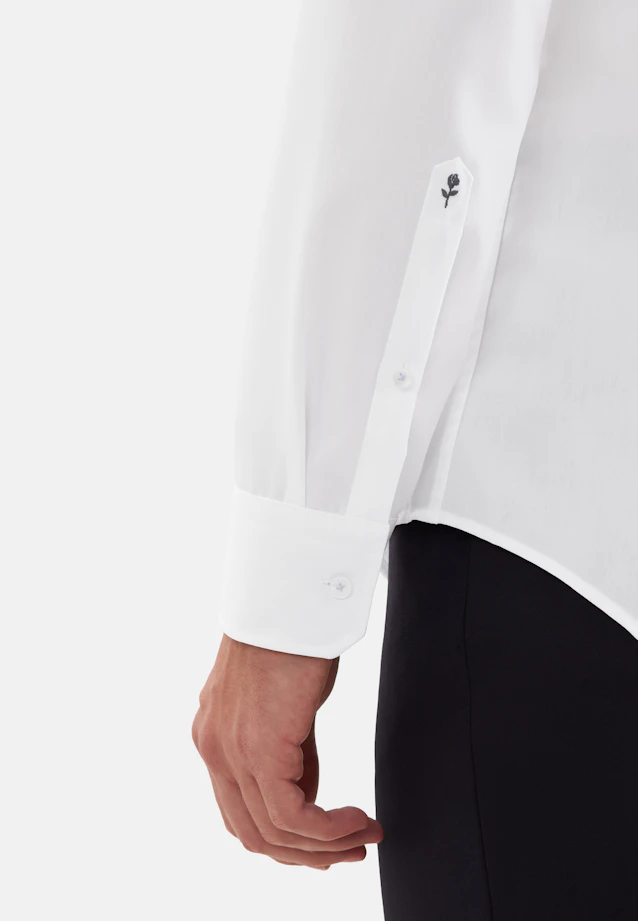 Slim Business Hemd Uni in Weiß |  Seidensticker Onlineshop