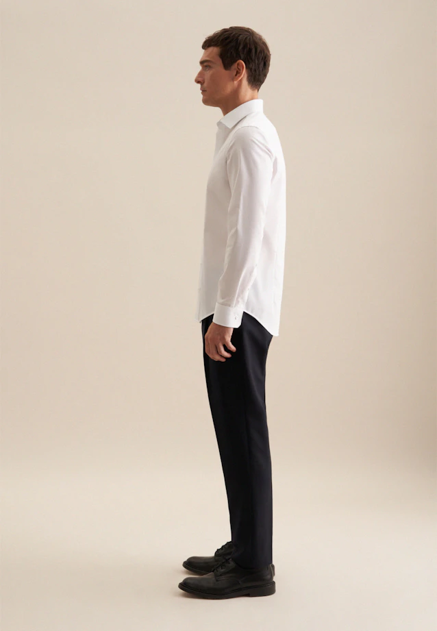Slim Chemise d'affaires Uni in Blanc |  Seidensticker Onlineshop