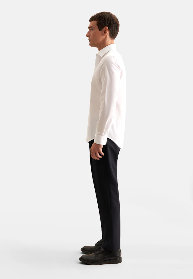 Slim Chemise d'affaires Uni in Blanc |  Seidensticker Onlineshop