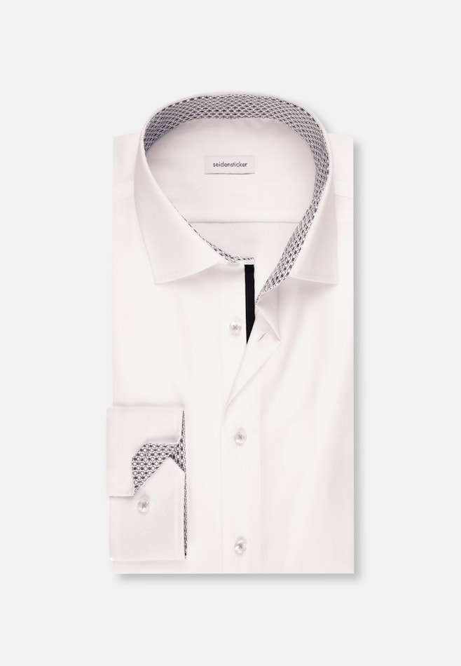 Slim Chemise d'affaires Uni dans Blanc | Boutique en ligne Seidensticker