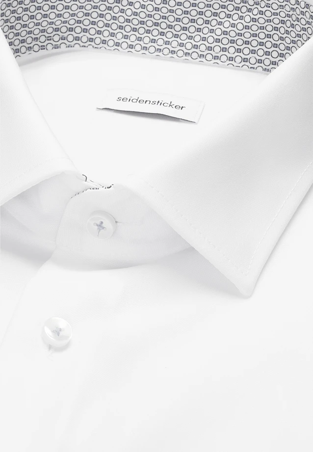 Slim Business Hemd Uni in Weiß |  Seidensticker Onlineshop