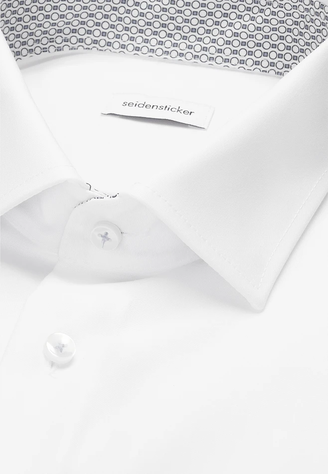 Slim Business Hemd Uni in Weiß | Seidensticker Onlineshop