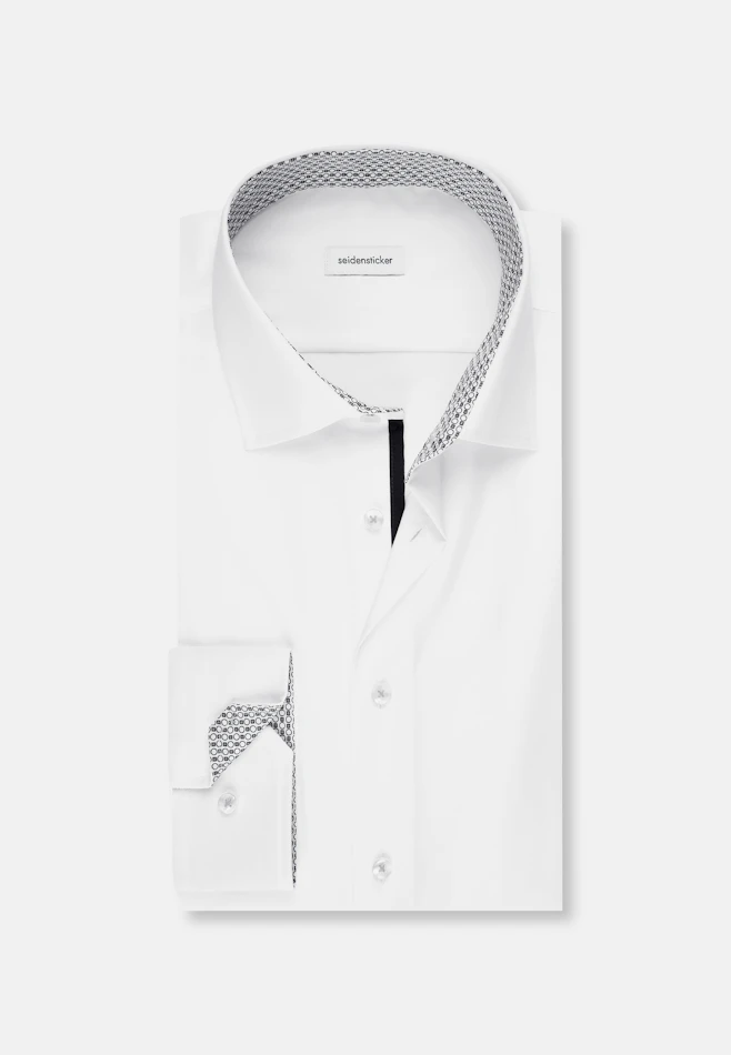 Slim Business shirt Uni in White | Seidensticker online shop