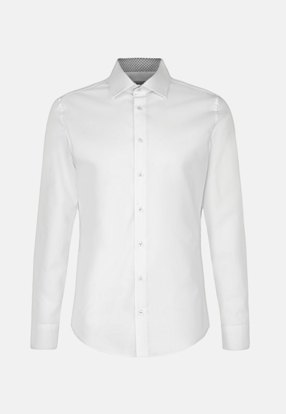 Slim Chemise d'affaires Uni in Blanc |  Seidensticker Onlineshop