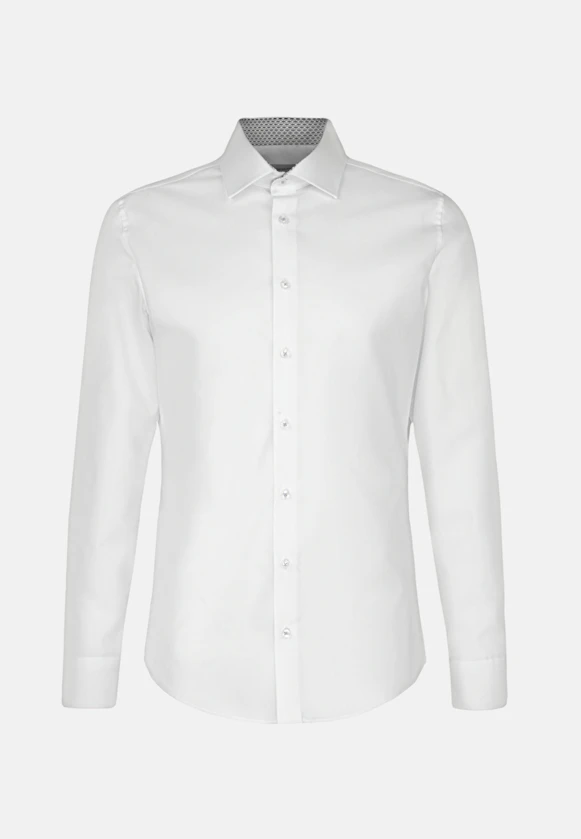Slim Business shirt Uni in White |  Seidensticker Onlineshop