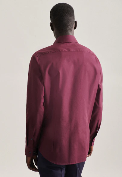 Slim Chemise d'affaires Uni in Rouge |  Seidensticker Onlineshop