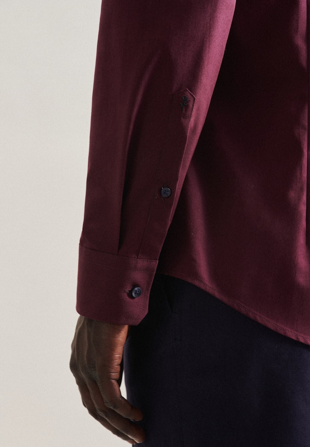 Slim Business Hemd Uni in Rot |  Seidensticker Onlineshop