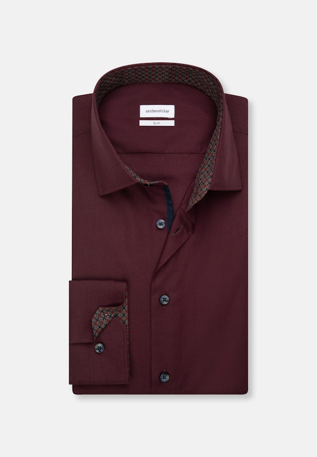 Slim Chemise d'affaires Uni in Rouge |  Seidensticker Onlineshop