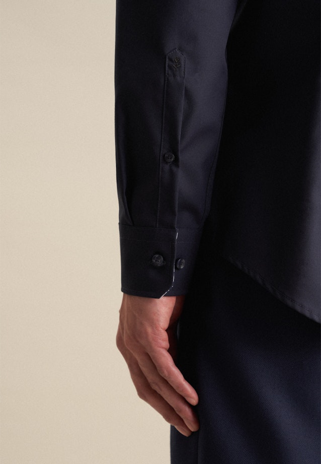 Slim Business Hemd Uni in Dunkelblau |  Seidensticker Onlineshop