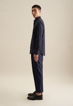 Slim Business Hemd Uni in Dunkelblau |  Seidensticker Onlineshop