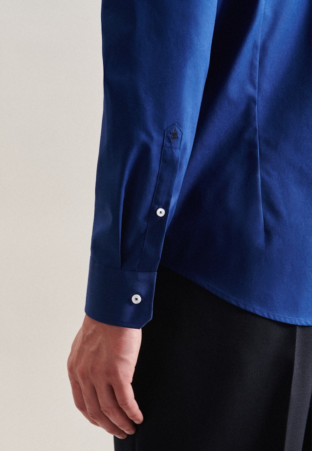 Slim Chemise d'affaires Uni in Bleu Foncé |  Seidensticker Onlineshop