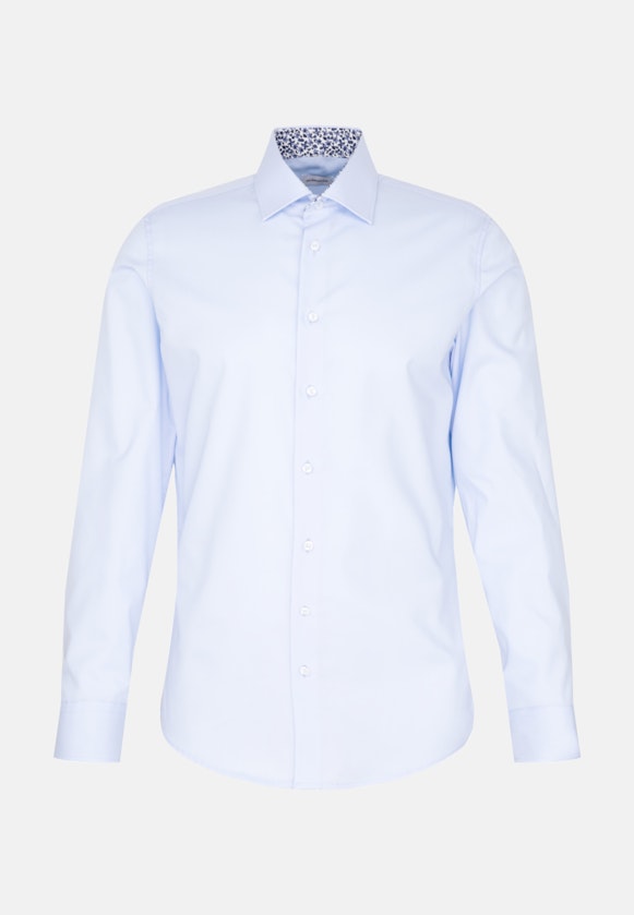 Slim Chemise d'affaires Uni in Bleu Moyen |  Seidensticker Onlineshop