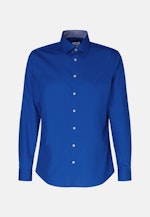 Chemise Business Shaped Popeline Col Kent in Bleu Moyen |  Seidensticker Onlineshop