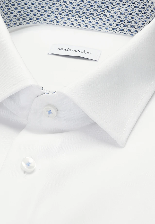 Shaped Business shirt Uni in White |  Seidensticker Onlineshop