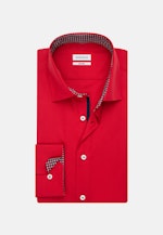 Non-iron Poplin Business Shirt in Shaped with Kent-Collar in Red |  Seidensticker Onlineshop