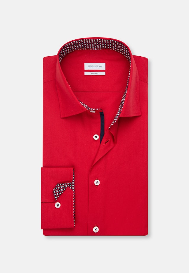 Shaped Chemise d'affaires Uni in Rouge |  Seidensticker Onlineshop