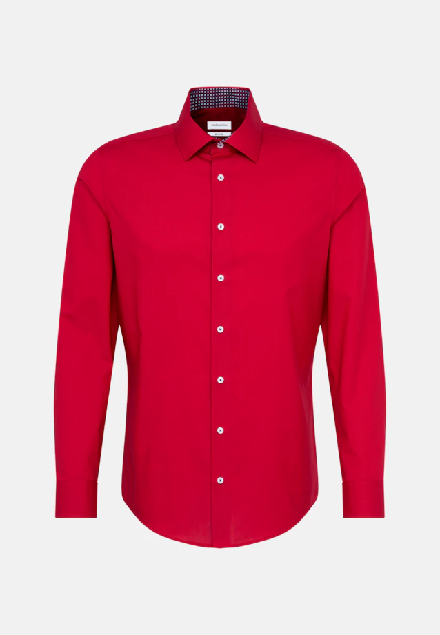 Shaped Chemise d'affaires Uni in Rouge |  Seidensticker Onlineshop