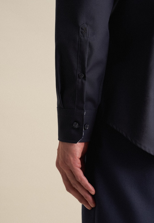 Shaped Business Hemd Uni in Dunkelblau |  Seidensticker Onlineshop