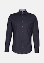 Shaped Business shirt Uni in Dark blue |  Seidensticker Onlineshop