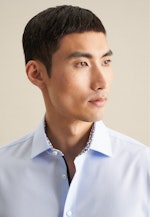 Shaped Chemise d'affaires Uni in Bleu Moyen |  Seidensticker Onlineshop