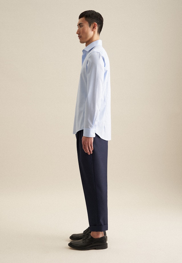 Shaped Chemise d'affaires Uni in Bleu Moyen |  Seidensticker Onlineshop