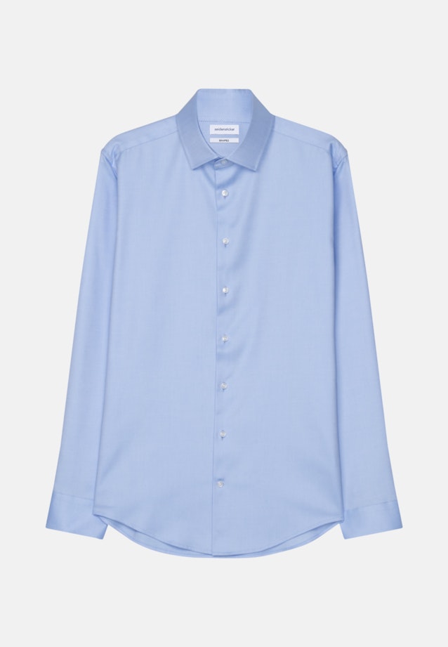 Easy-iron Twill Business Shirt in Shaped with Kent-Collar in Light Blue |  Seidensticker Onlineshop