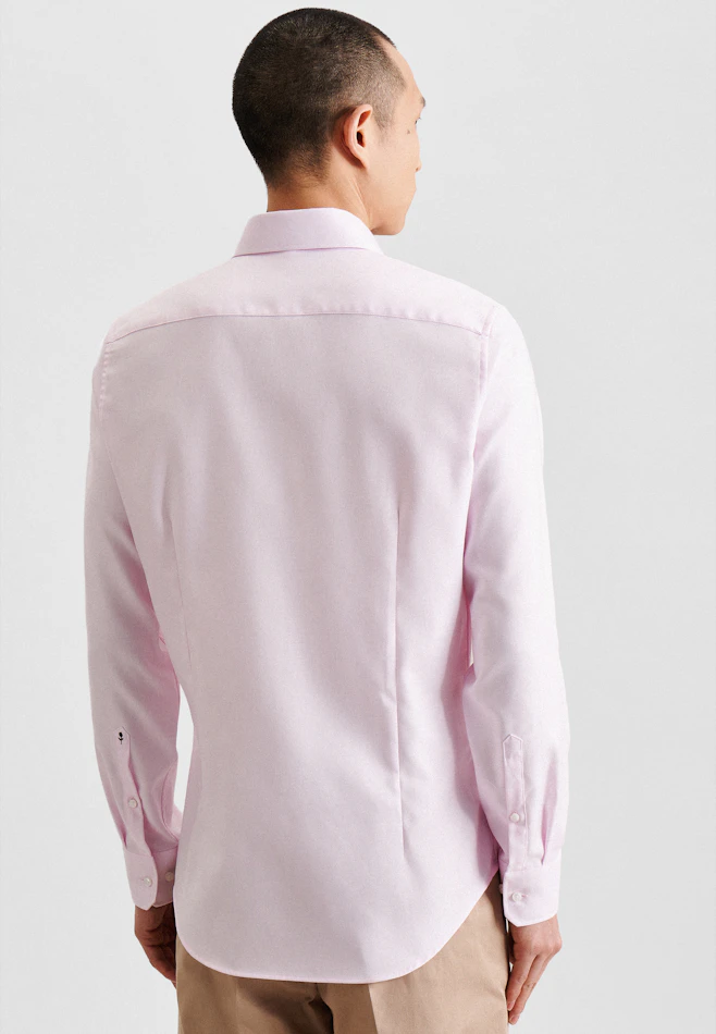 Shaped Business Hemd Uni in Rosa | Seidensticker Onlineshop