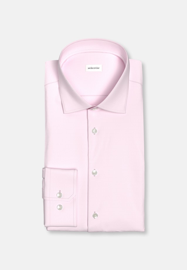 Shaped Business shirt Uni in Pink |  Seidensticker Onlineshop
