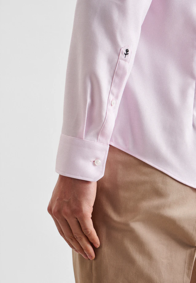Shaped Business Hemd Uni in Rosa |  Seidensticker Onlineshop