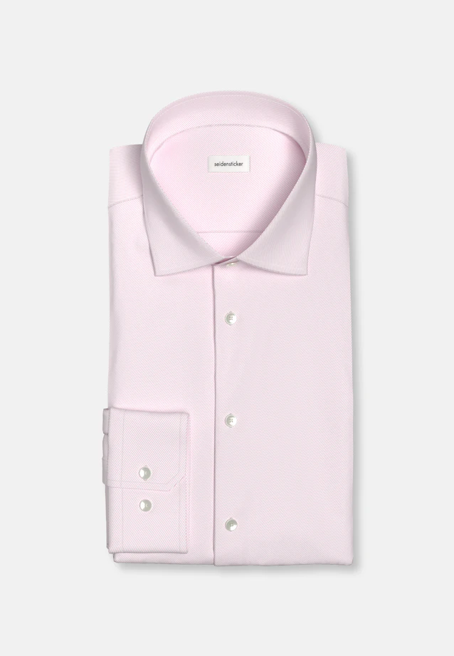 Shaped Business Hemd Uni in Rosa |  Seidensticker Onlineshop