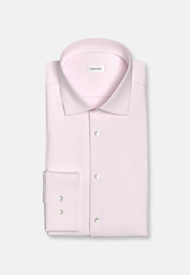 Shaped Business shirt Uni in Pink | Seidensticker online shop