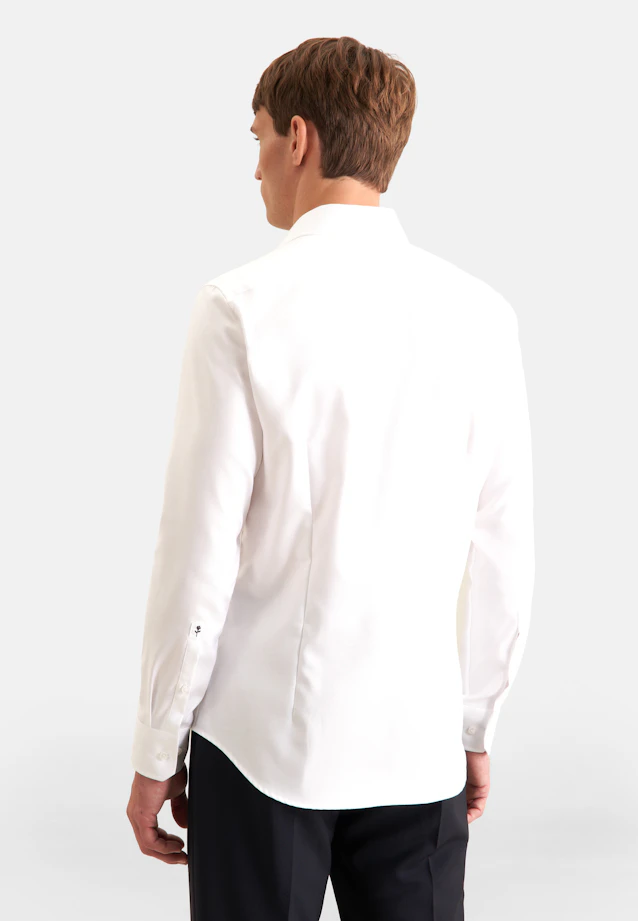 Shaped Business Hemd Uni in Weiß |  Seidensticker Onlineshop