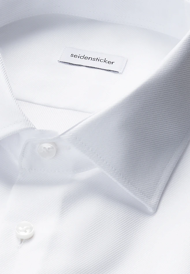 Shaped Business shirt Uni in White | Seidensticker online shop