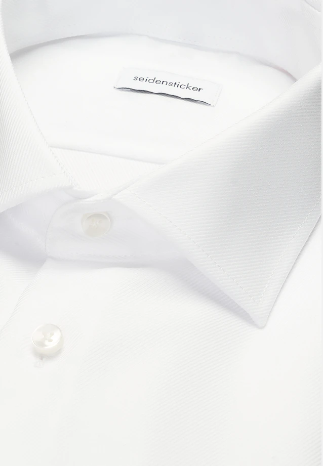 Shaped Business shirt Uni in White |  Seidensticker Onlineshop