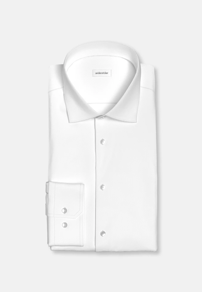 Shaped Business Hemd Uni in Weiß | Seidensticker Onlineshop
