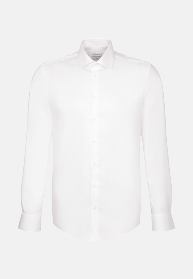 Shaped Business shirt Uni in White |  Seidensticker Onlineshop