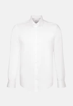 Shaped Business shirt Uni in White |  Seidensticker Onlineshop
