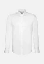 Shaped Business shirt Uni in White |  Seidensticker Onlineshop