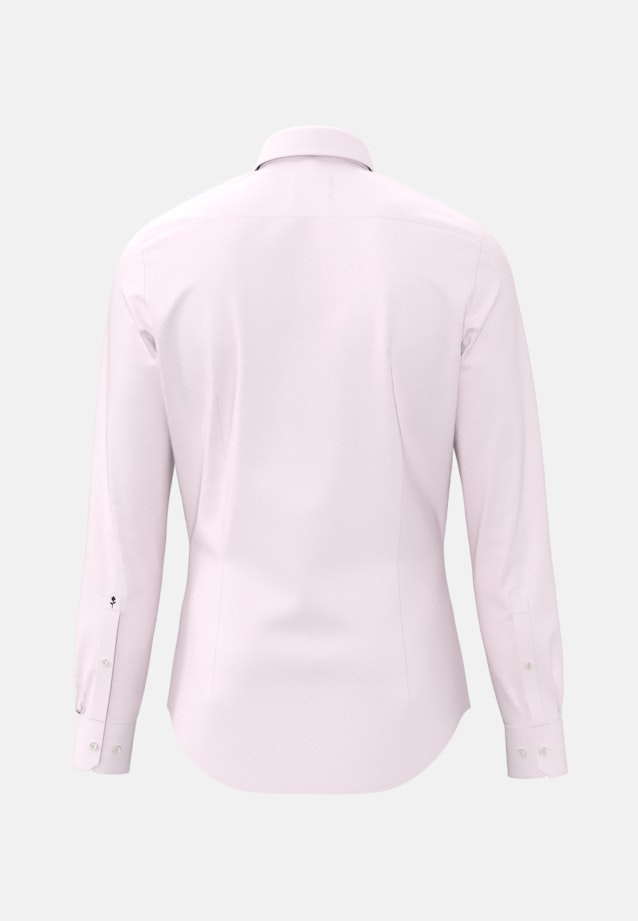 Bügelleichtes Twill Business Hemd in Shaped mit Kentkragen in Rosa/Pink |  Seidensticker Onlineshop