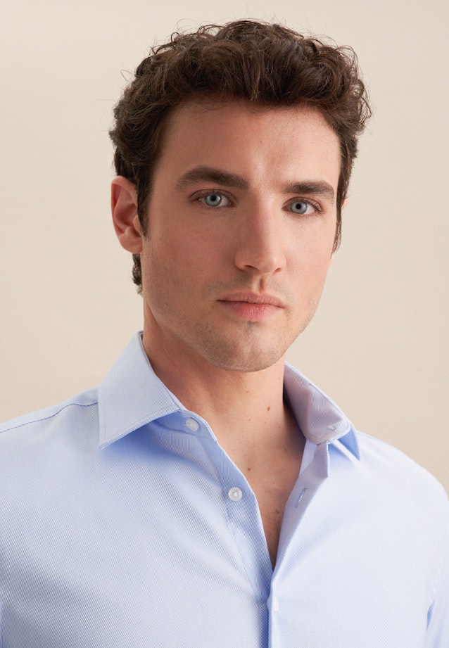 Shaped Business shirt Uni in Light Blue |  Seidensticker Onlineshop