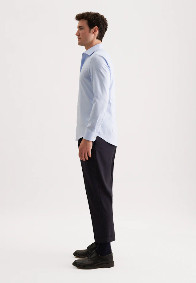 Shaped Business shirt Uni in Light Blue |  Seidensticker Onlineshop