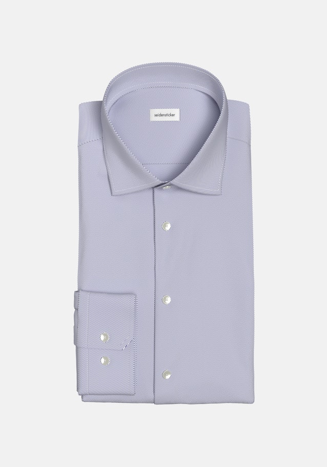 Shaped Chemise d'affaires Uni in Bleu Moyen | Seidensticker Onlineshop