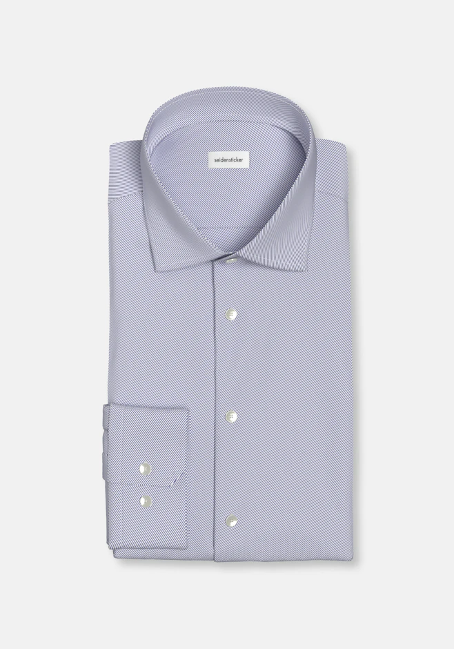 Shaped Chemise d'affaires Uni dans Bleu Moyen | Boutique en ligne Seidensticker