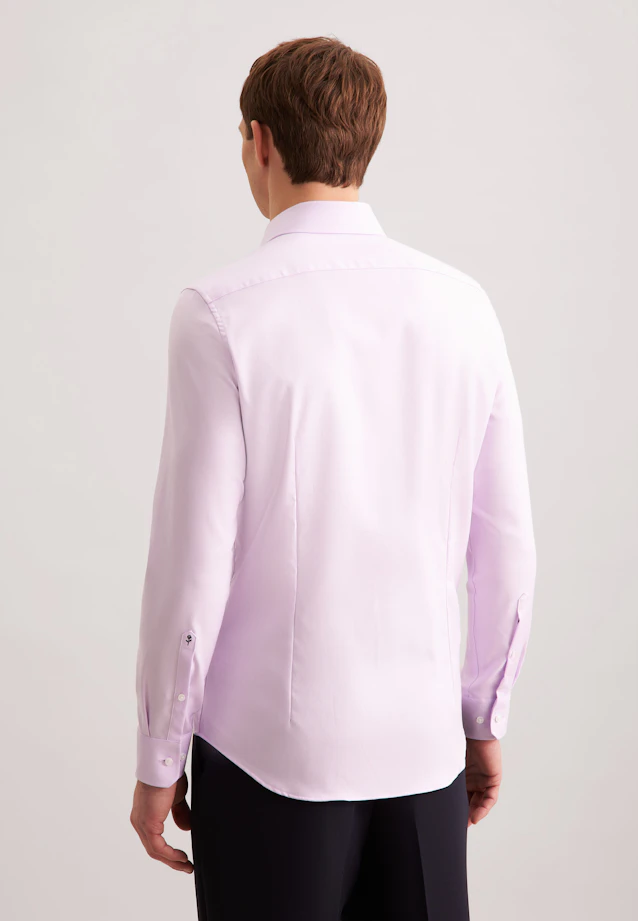 Shaped Business shirt Uni in Purple |  Seidensticker Onlineshop