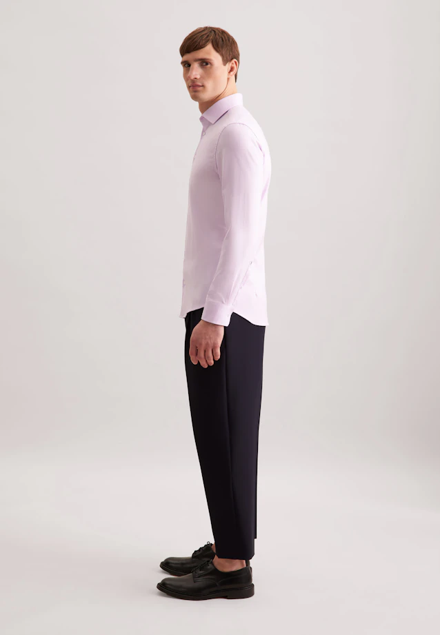 Shaped Business shirt Uni in Purple |  Seidensticker Onlineshop
