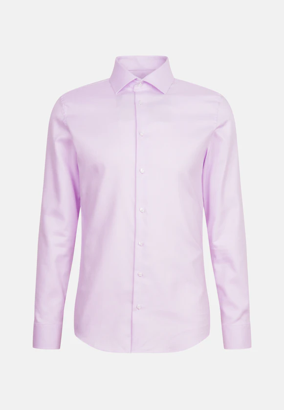 Shaped Business shirt Uni in Purple |  Seidensticker Onlineshop