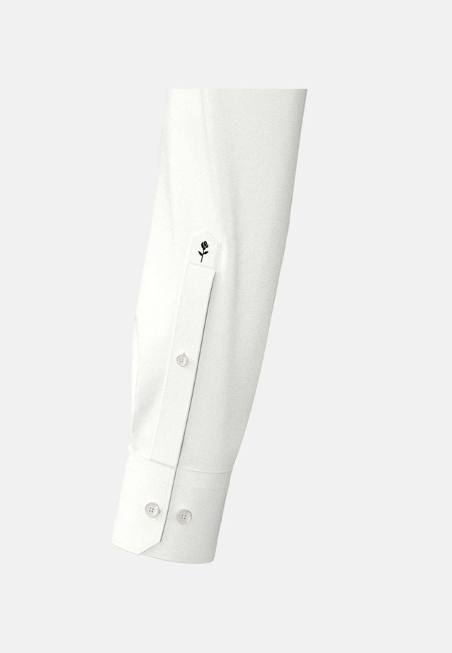 Shaped Business shirt Uni in Ecru |  Seidensticker Onlineshop